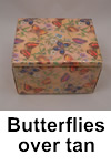 Free Easy transfer butterfly release box.  Butterflies over tan